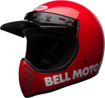 BELL Moto-3 Classic Helm - Glänzend Rot
